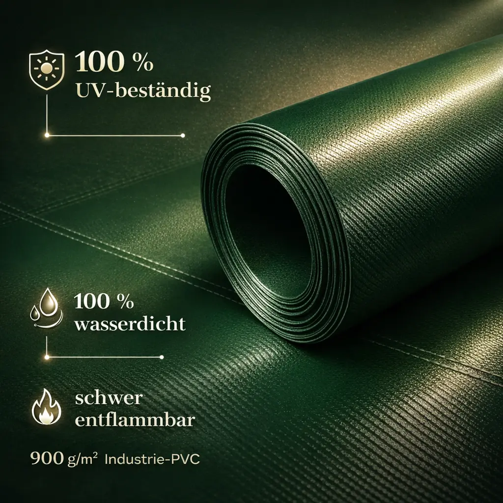 Industrie PVC Plane wasserdicht und UV-beständig