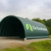 Rundbogenhalle ohne Baugenehmigung aufgestellt