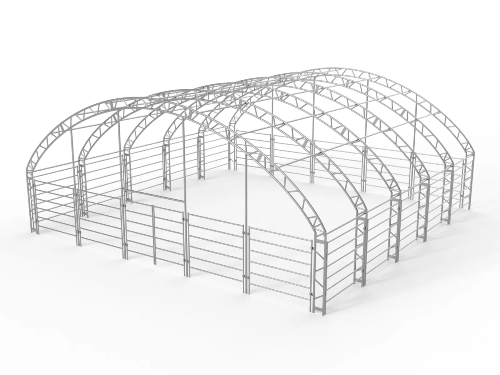 Großes Weidezelt 10x10 mit verstärkter Fachwerk-Konstruktion