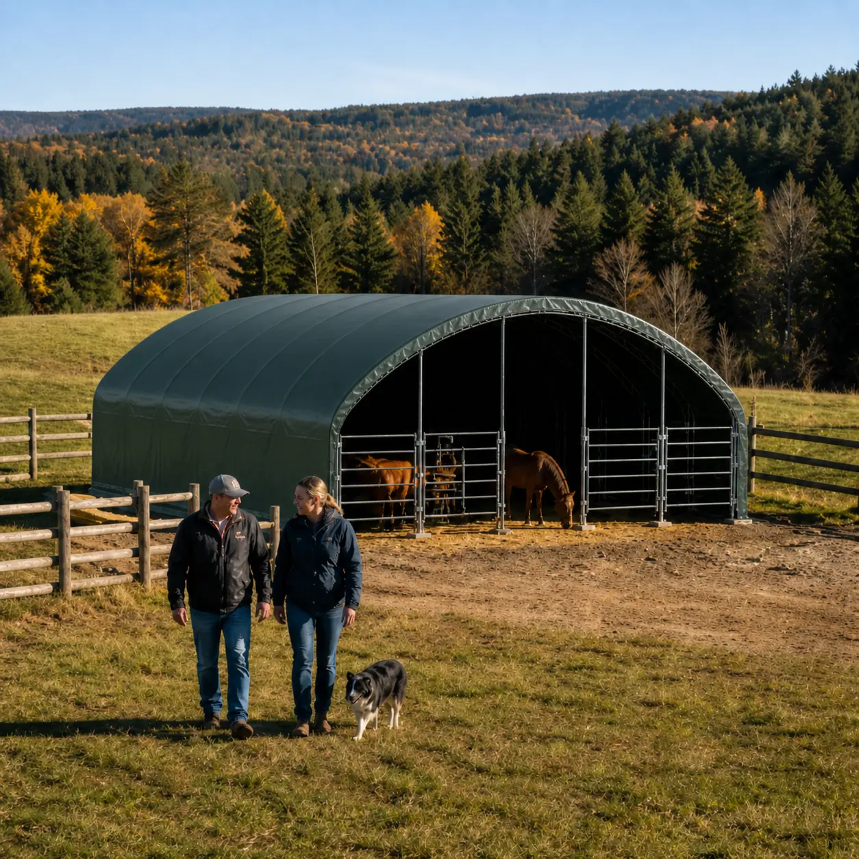 Weidezelt 12x12 Premium